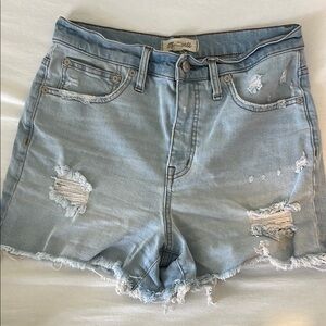 Madewell High Waisted Denim Shorts